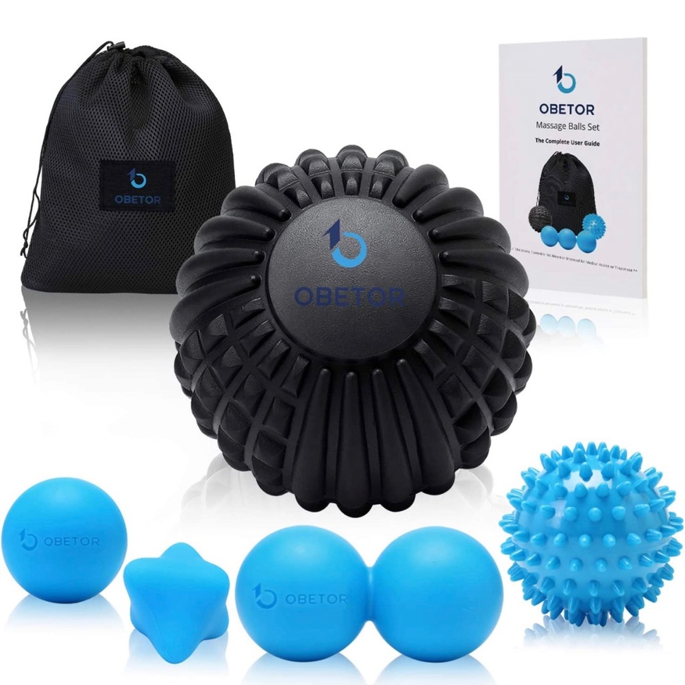 OBETOR Deep Tissue Massage Balls Set